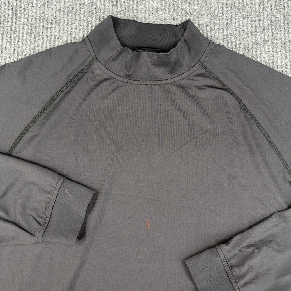 FJ FootJoy‎ Mens Thermal Base Layer Long Sleeve Shirt XL Black Golf See Flaws